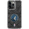 NBA Minnesota Timberwolves Dark Rust iPhone 15 Pro Clear Case